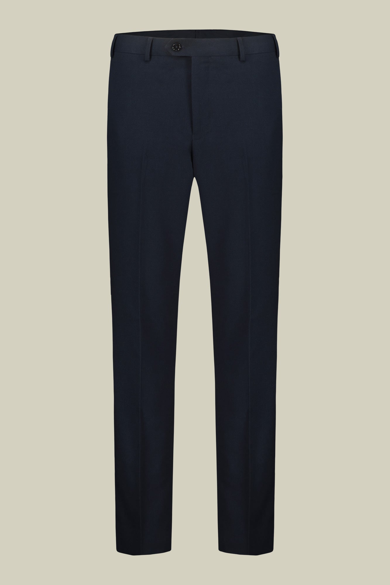 Men's regular fit single-breasted suit in birdseye fabric