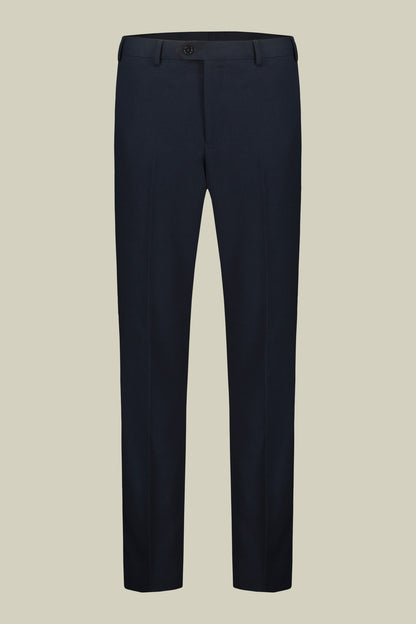 Men's regular fit single-breasted suit in birdseye fabric