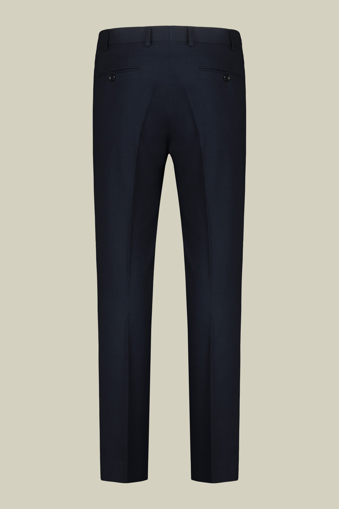 Men's regular fit single-breasted suit in birdseye fabric