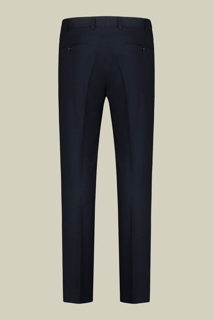 Men's regular fit single-breasted suit in birdseye fabric