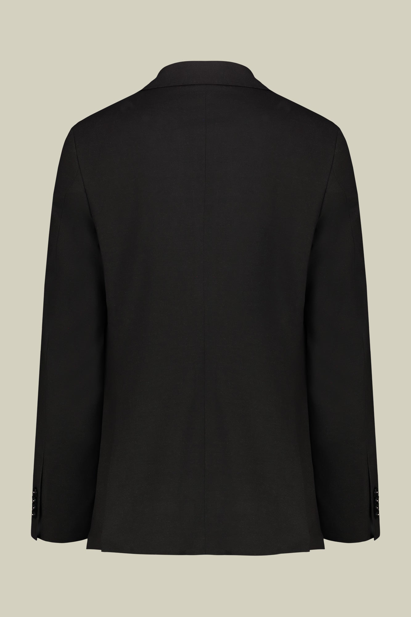 Men's regular fit single-breasted suit in plain fabric