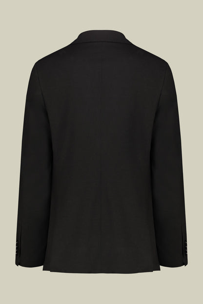 Men's regular fit single-breasted suit in plain fabric