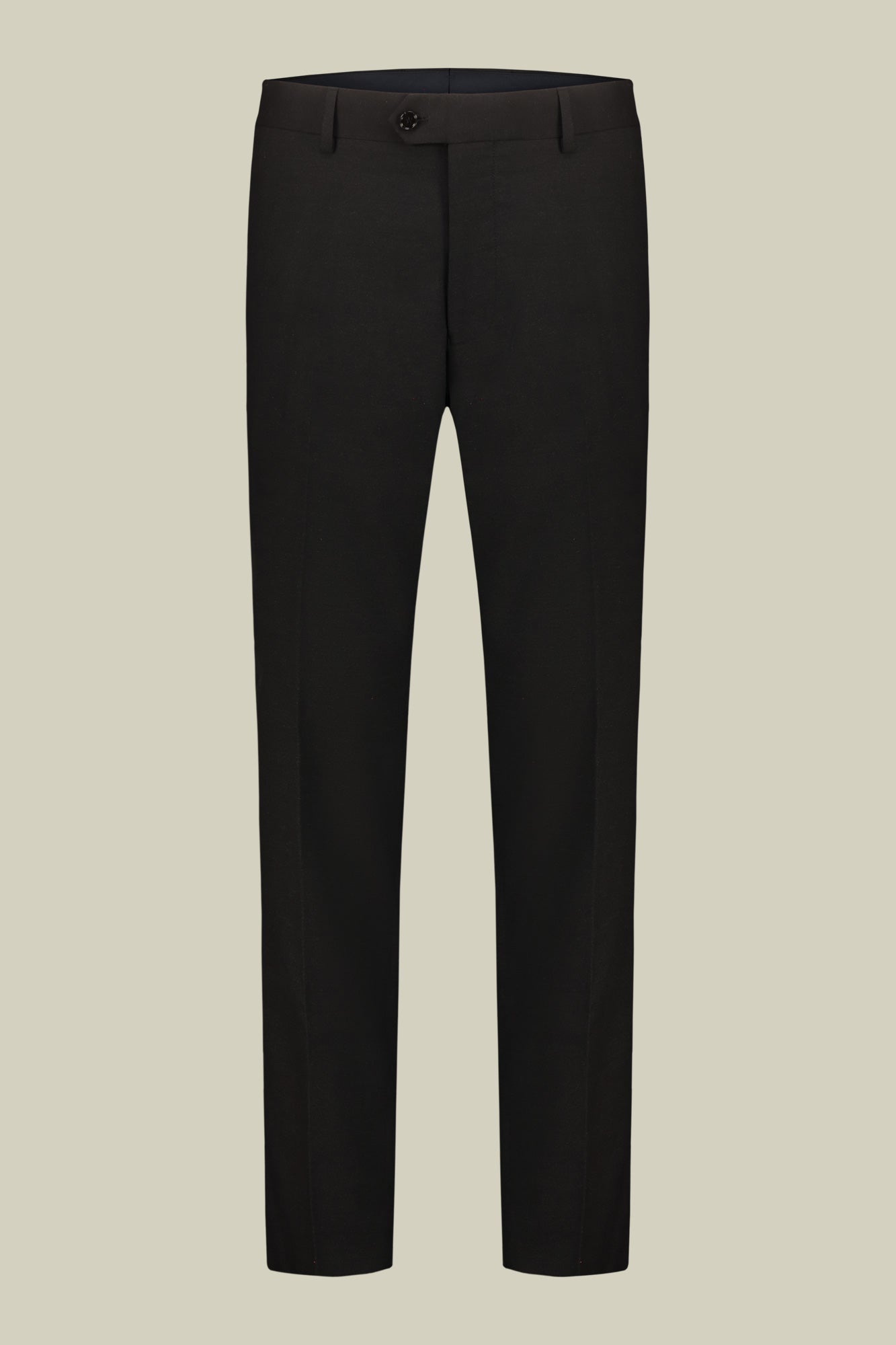 Men's regular fit single-breasted suit in plain fabric