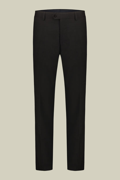 Men's regular fit single-breasted suit in plain fabric