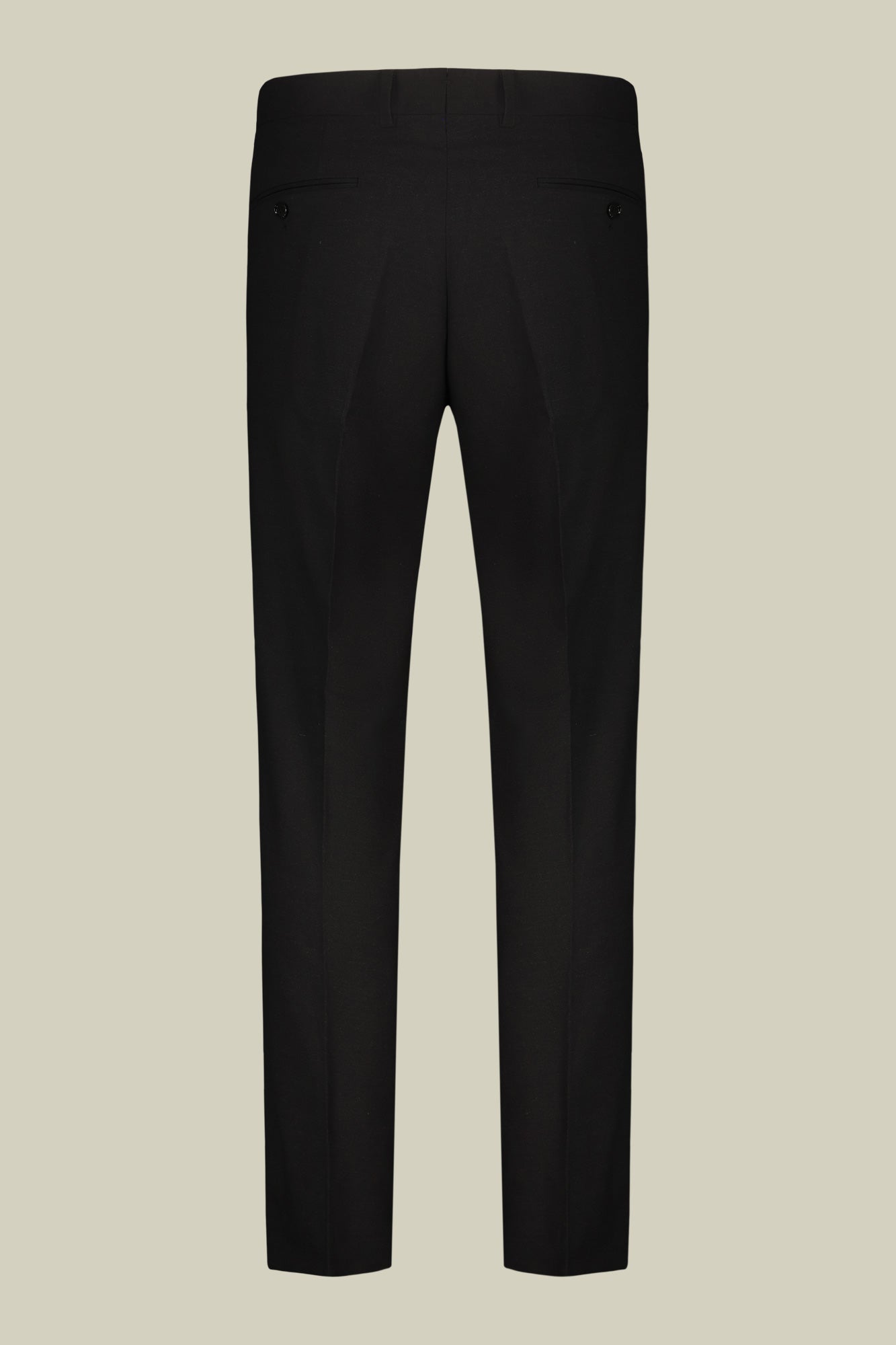 Men's regular fit single-breasted suit in plain fabric