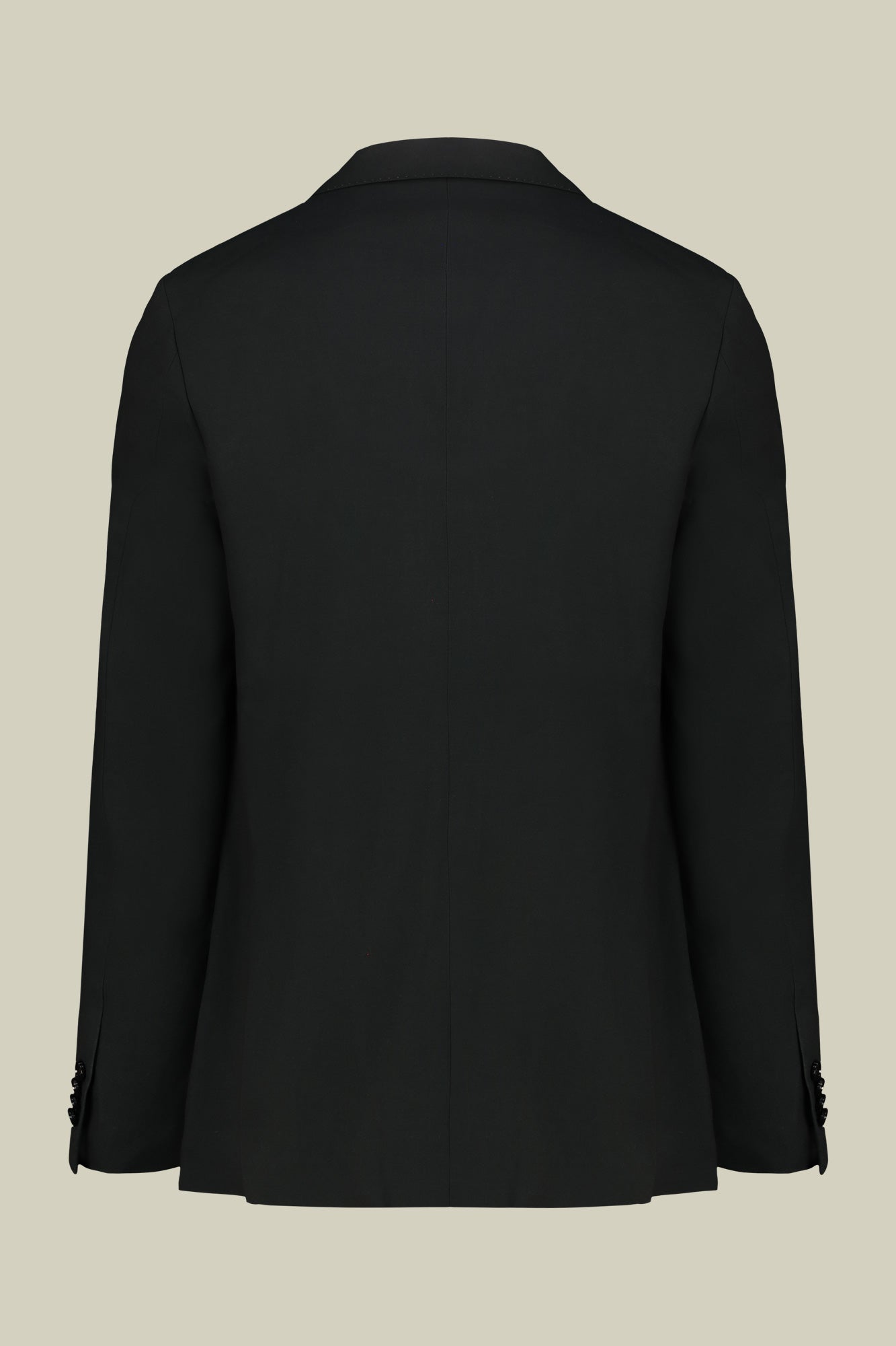 Men's regular fit single-breasted suit in plain fabric