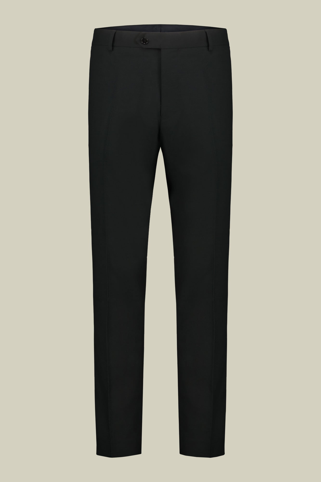 Men's regular fit single-breasted suit in plain fabric