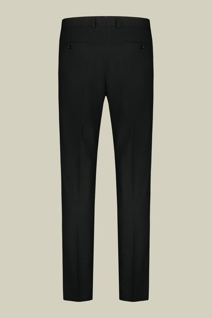 Men's regular fit single-breasted suit in plain fabric
