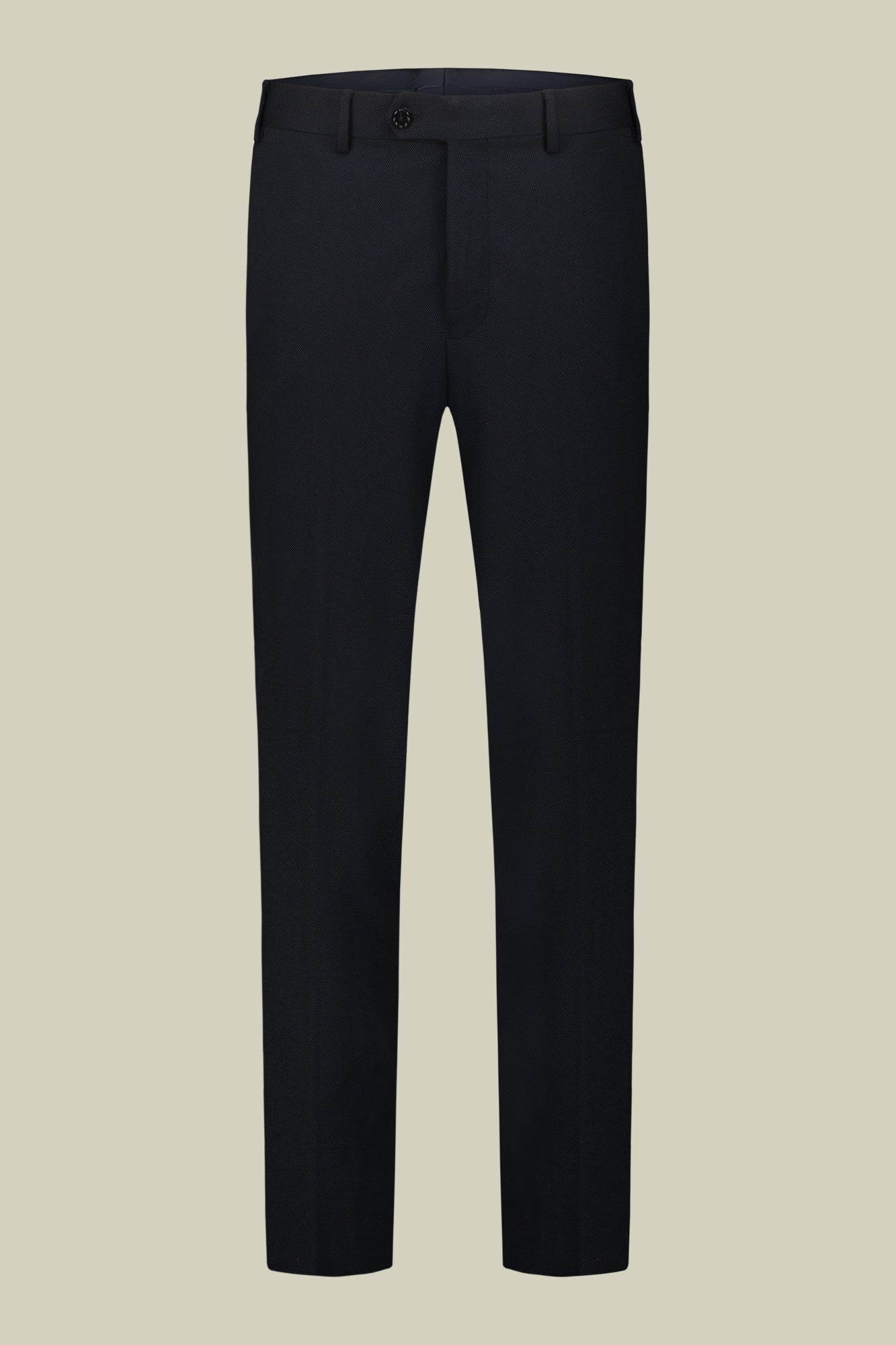 Men's regular fit single-breasted suit in birdseye jersey