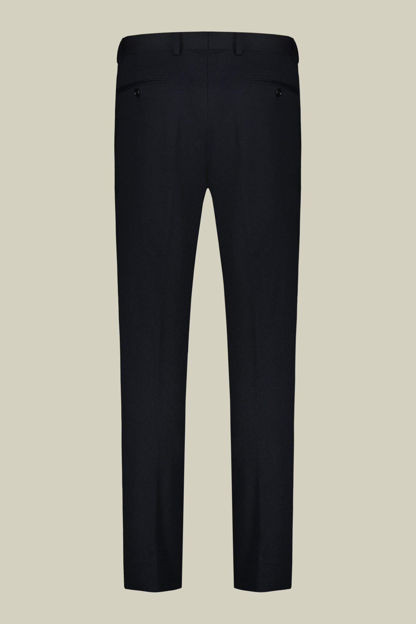 Men's regular fit single-breasted suit in birdseye jersey