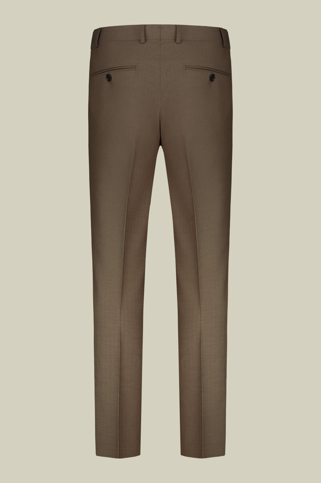 Men's single-breasted suit in herringbone fabric
