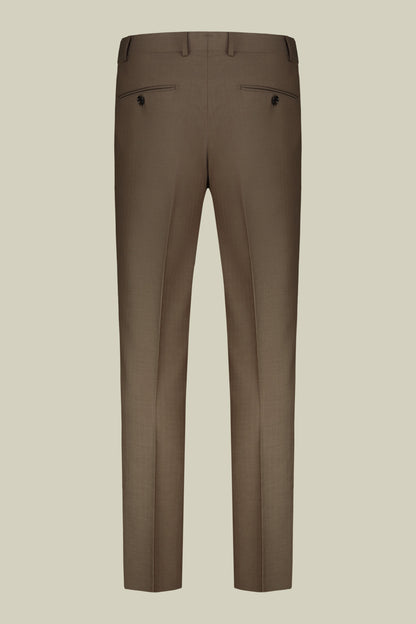 Men's single-breasted suit in herringbone fabric