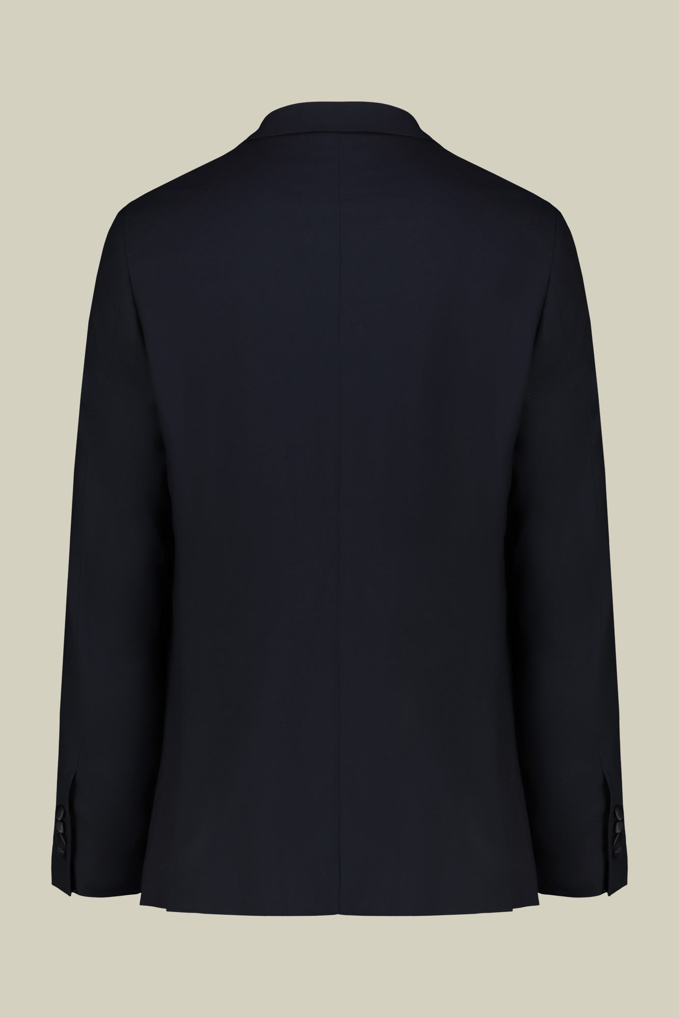 Men's single-breasted smoking jacket in serge twill fabric with regular fit