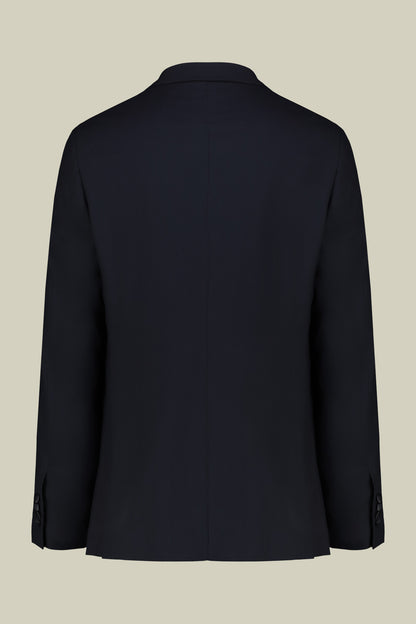 Men's single-breasted smoking jacket in serge twill fabric with regular fit