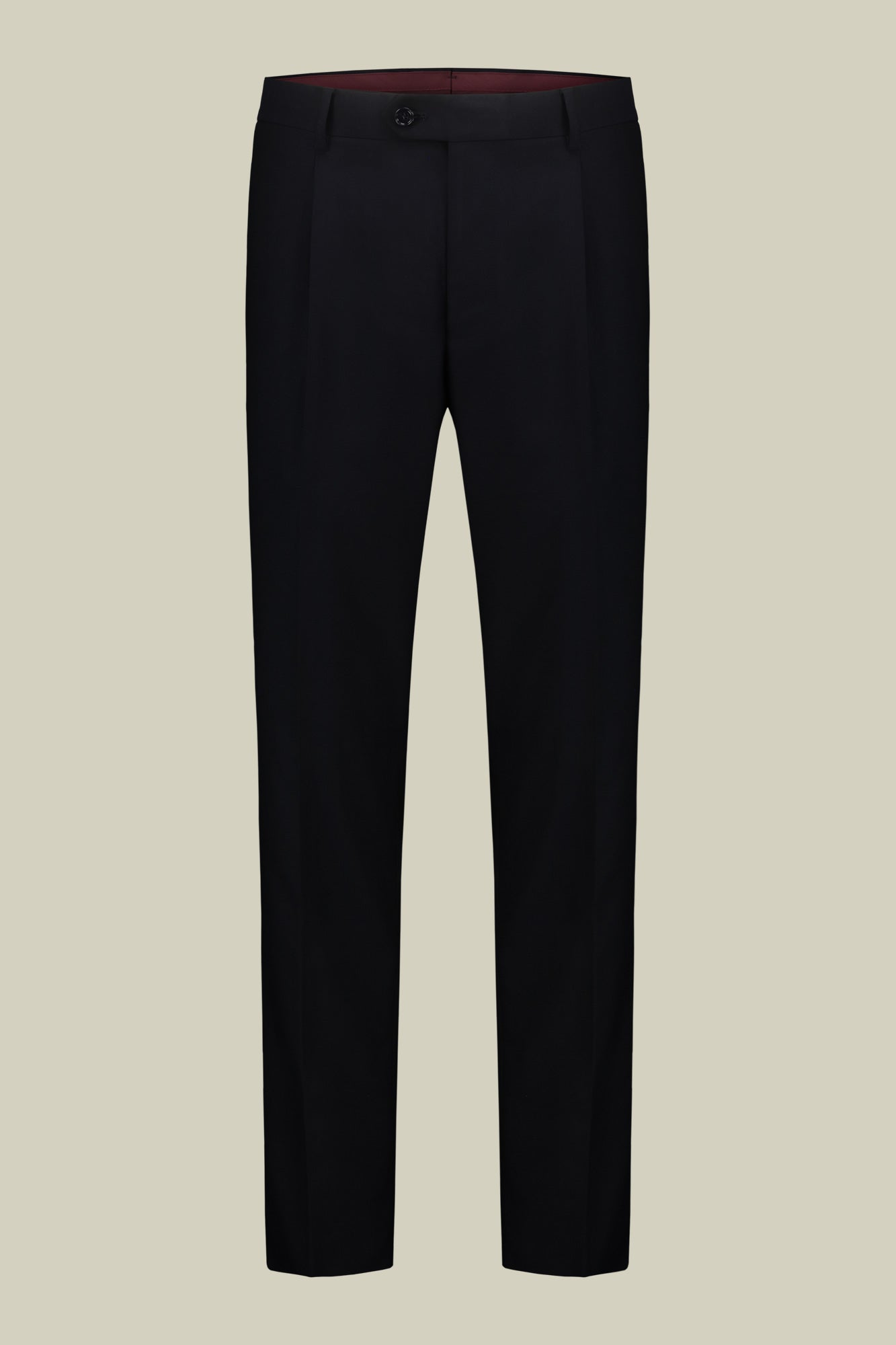 Men's regular fit double-breasted suit featuring a jacket with peak lapels in dobby fabric