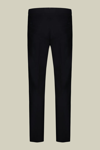 Men's regular fit double-breasted suit featuring a jacket with peak lapels in dobby fabric