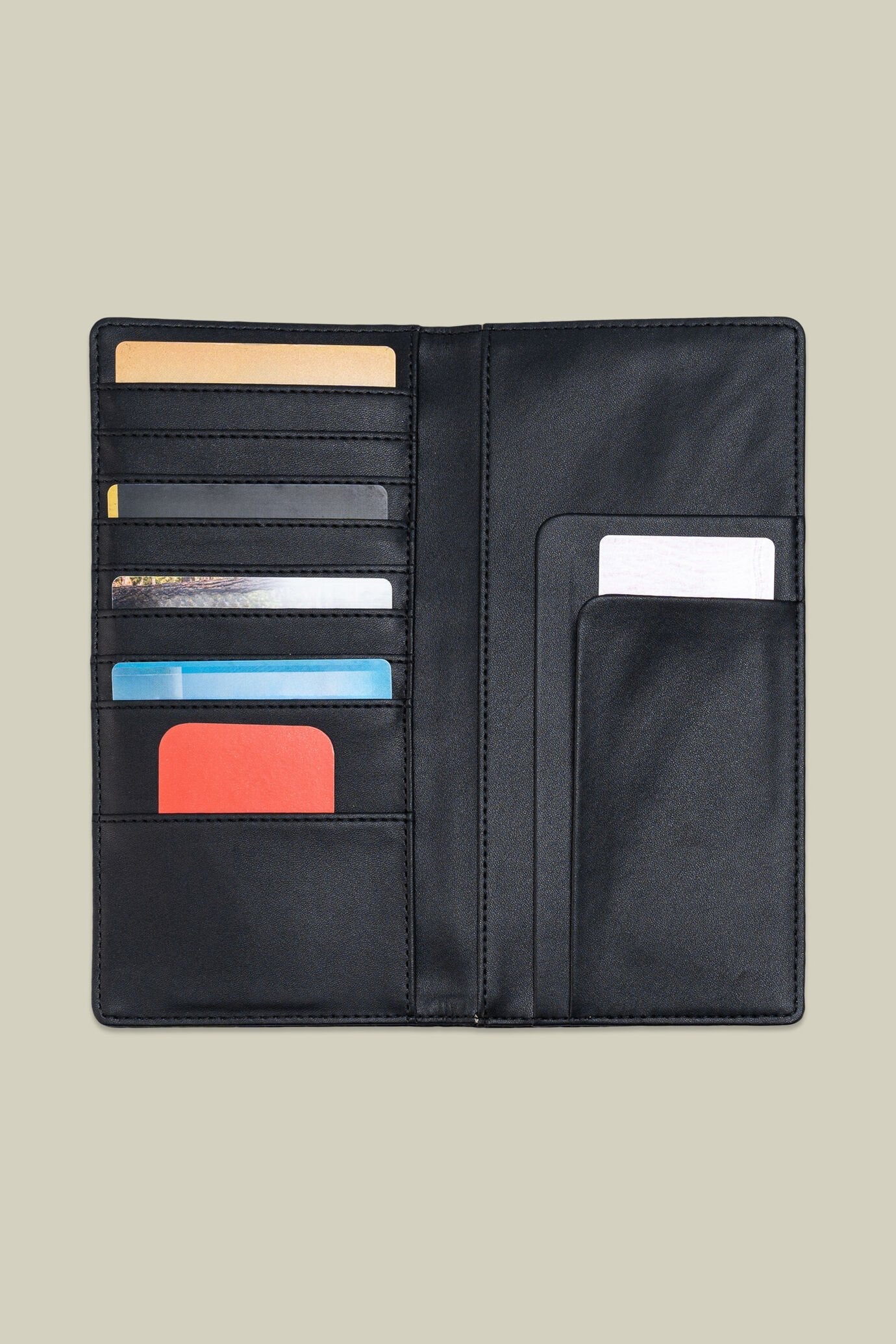 Men's clutch bag in matt crocodile-effect faux leather