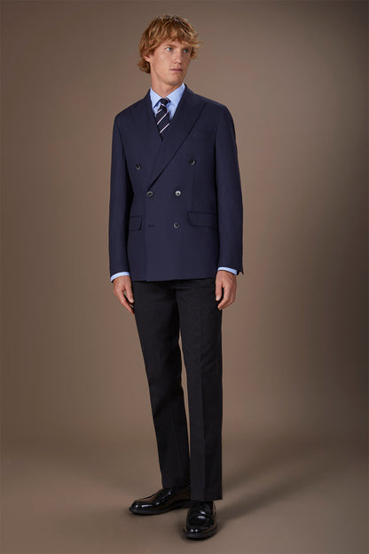Men's shirt with classic collar in 100% striped cotton