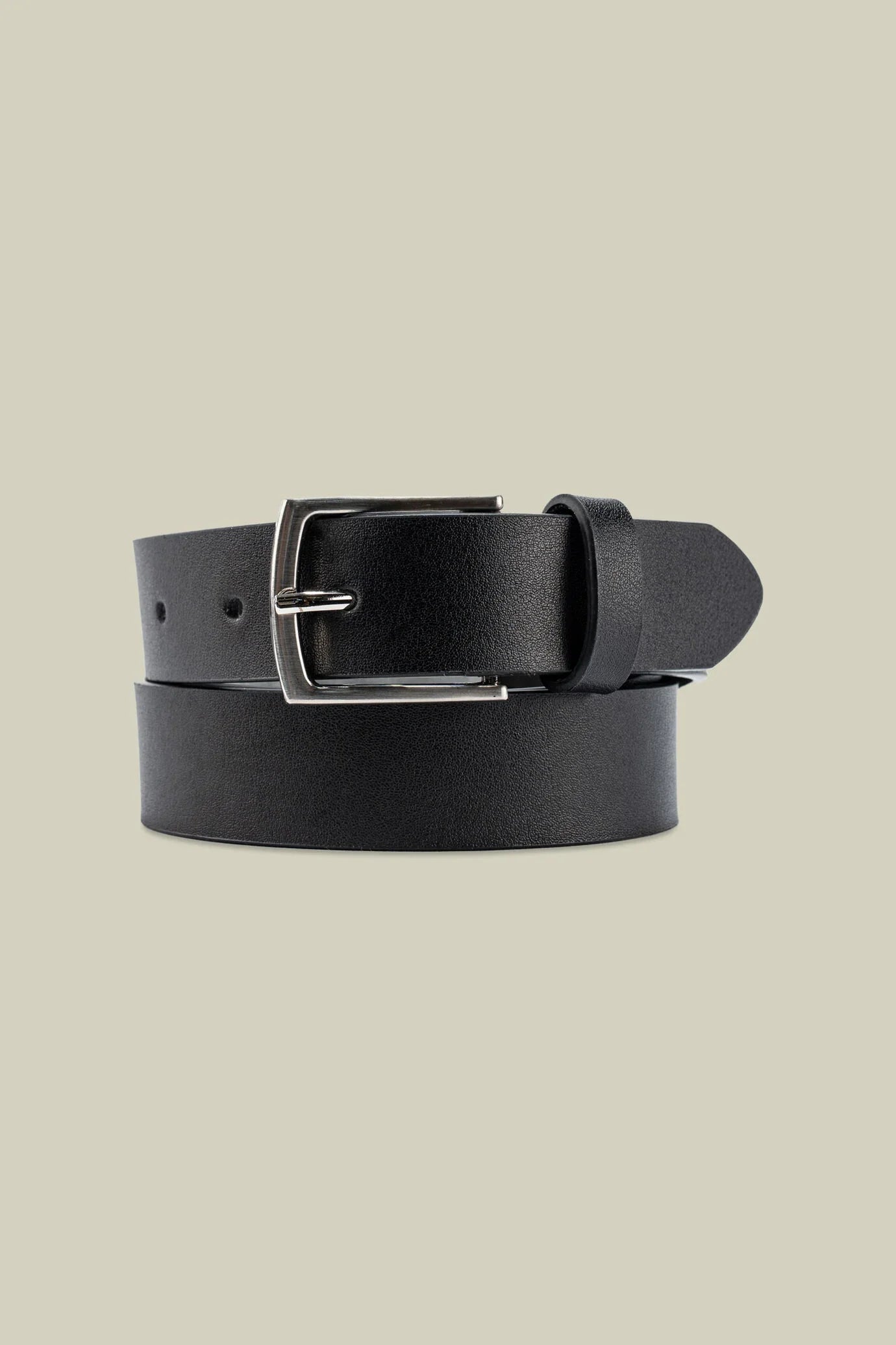 Classic men's belt in 100% leather without stitching