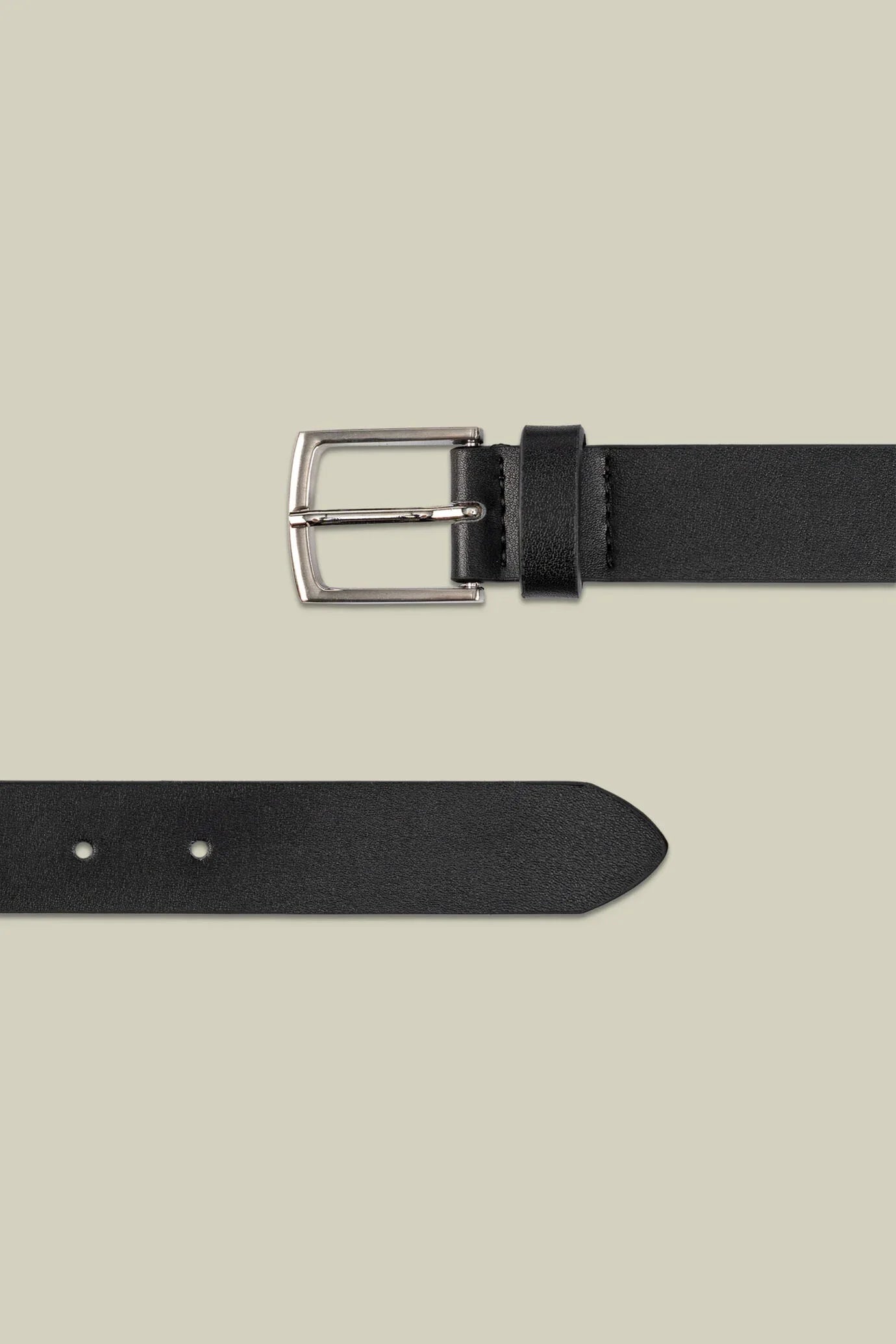 Classic men's belt in 100% leather without stitching