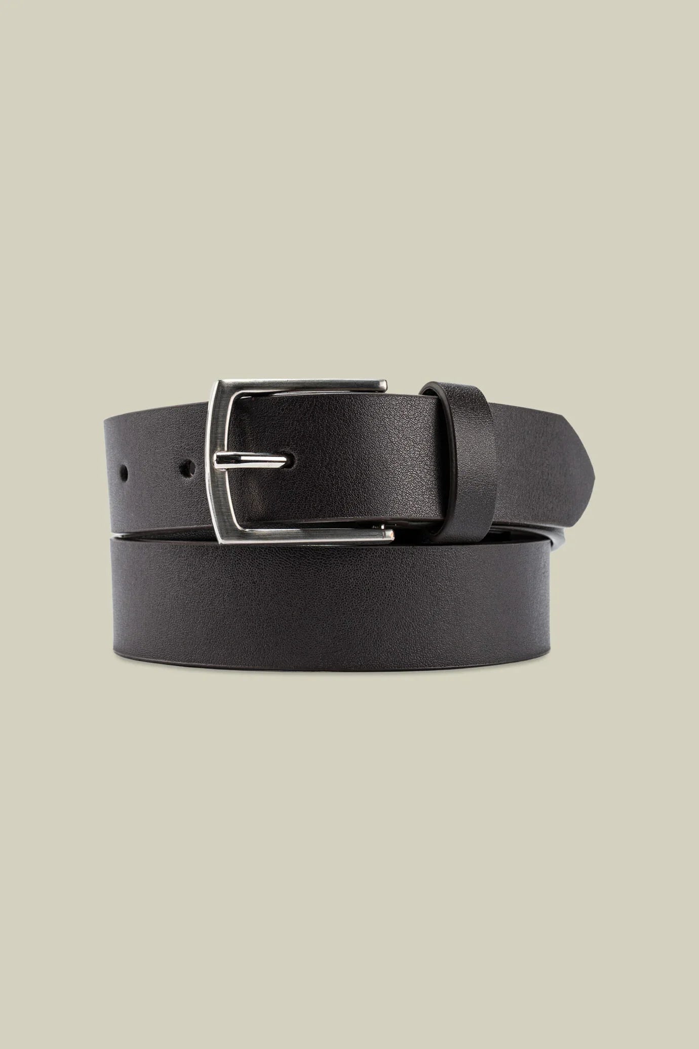 Classic men's belt in 100% leather without stitching