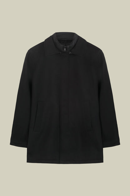 Men's regular fit padded coat with a detachable gilet