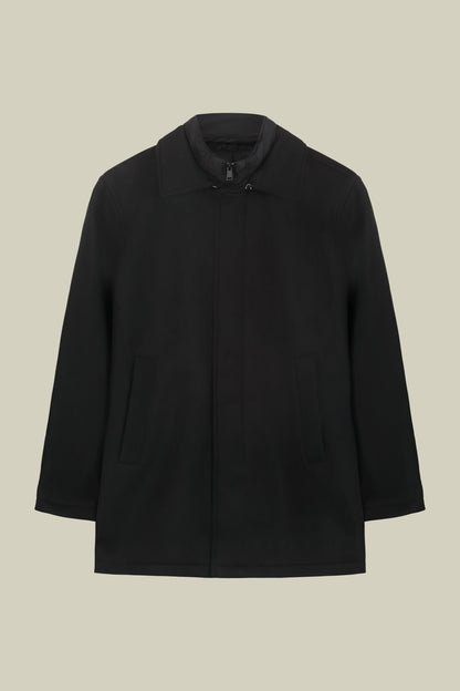 Men's regular fit padded coat with a detachable gilet