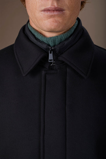 Men's regular fit padded coat with a detachable gilet