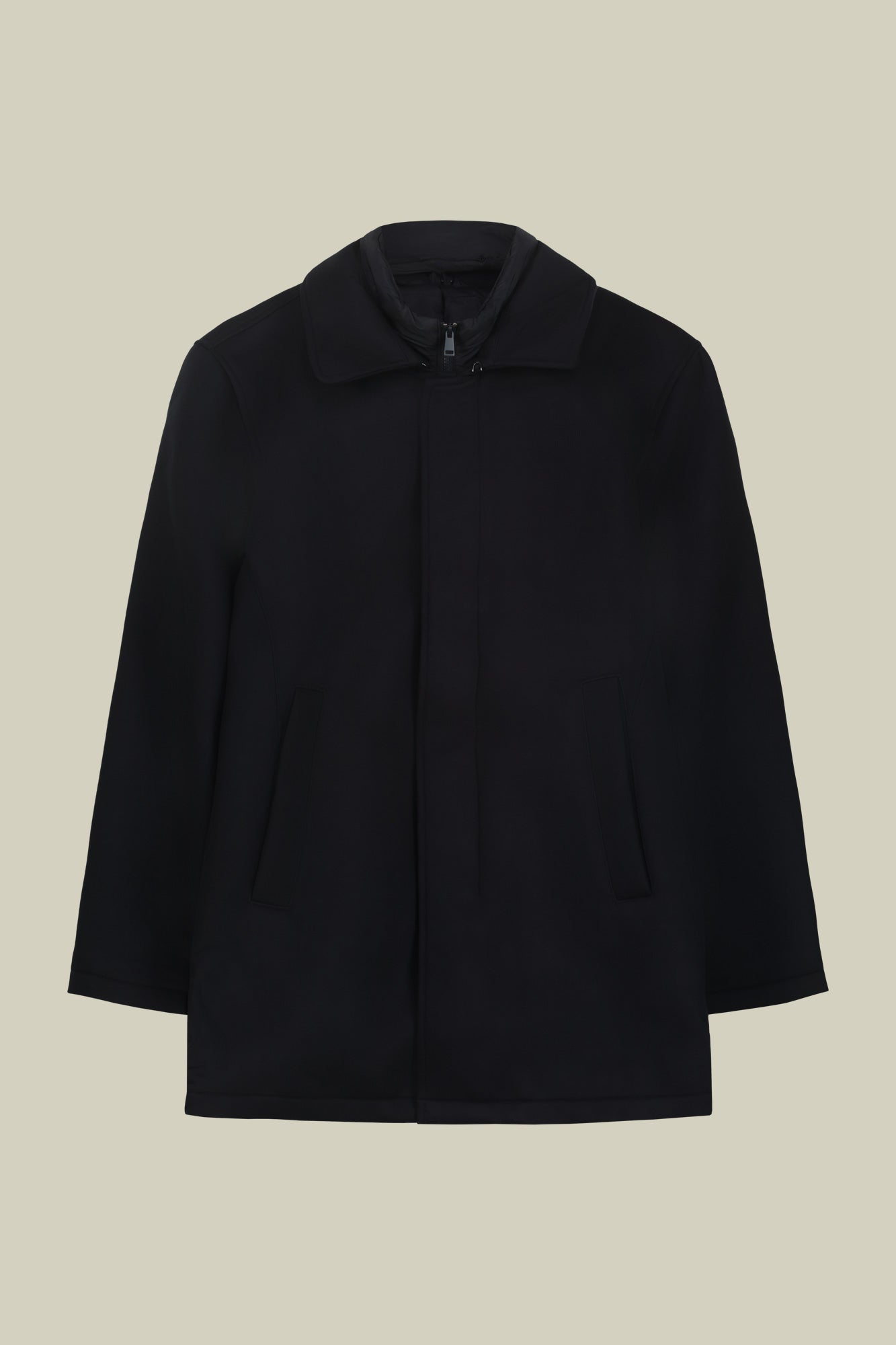 Men's regular fit padded coat with a detachable gilet