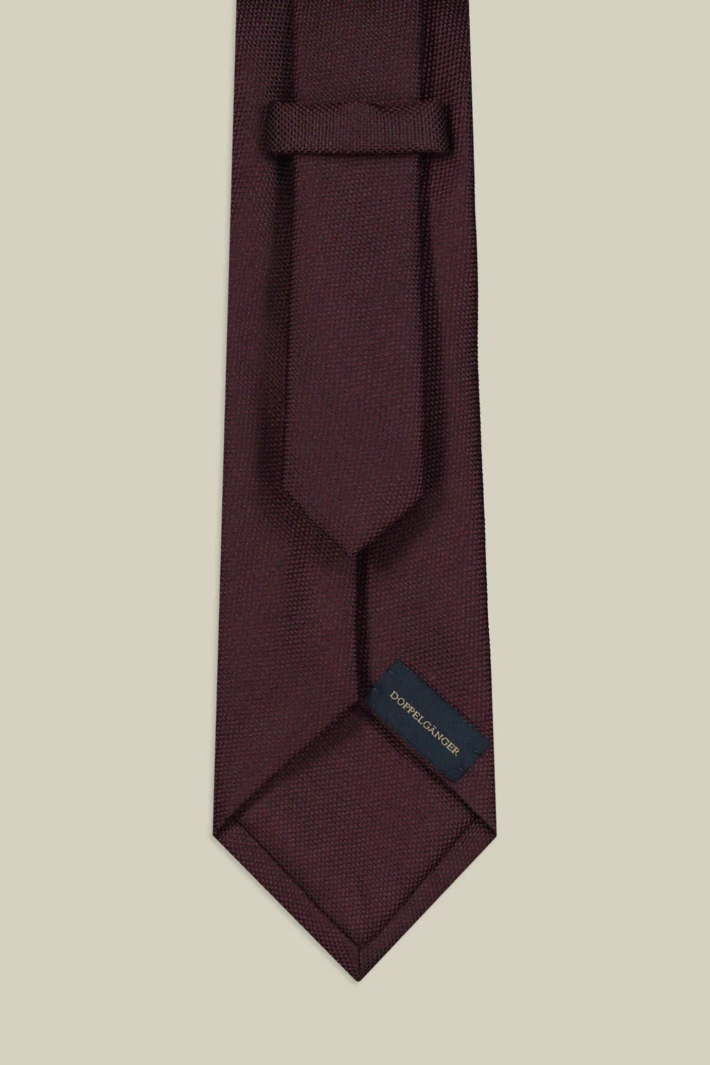 Plain men's tie