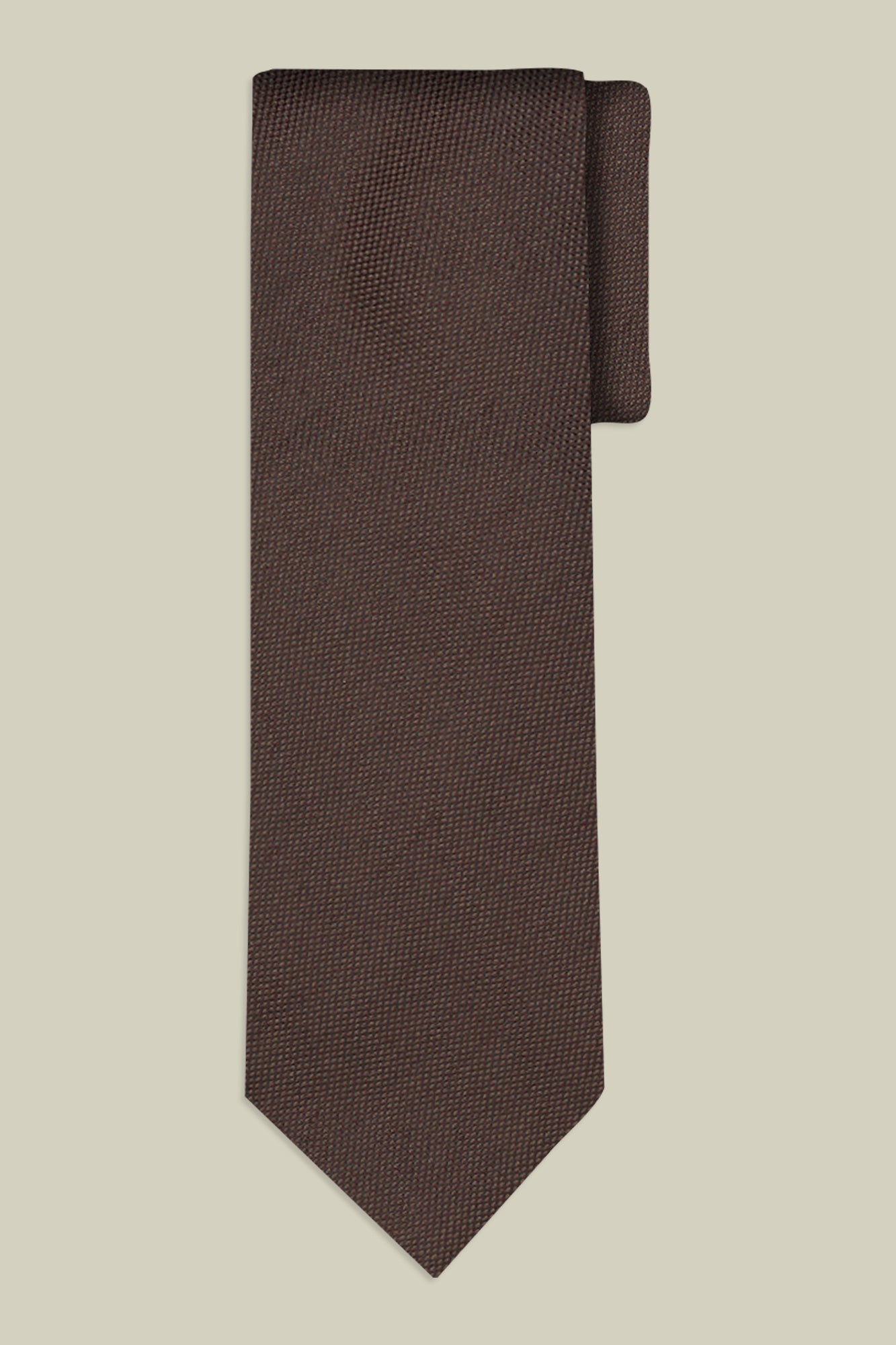 Plain men's tie