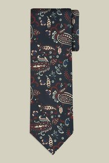 Men's paisley pattern tie