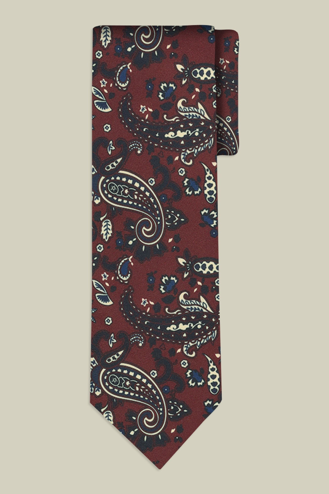 Men's paisley pattern tie