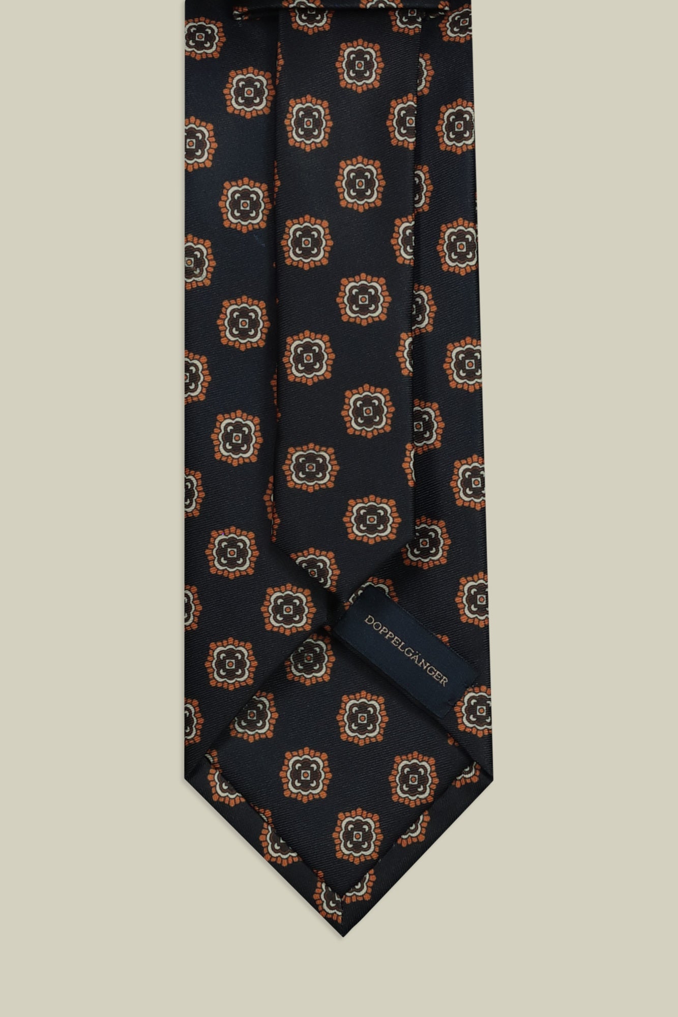 Men's tie with geometric print