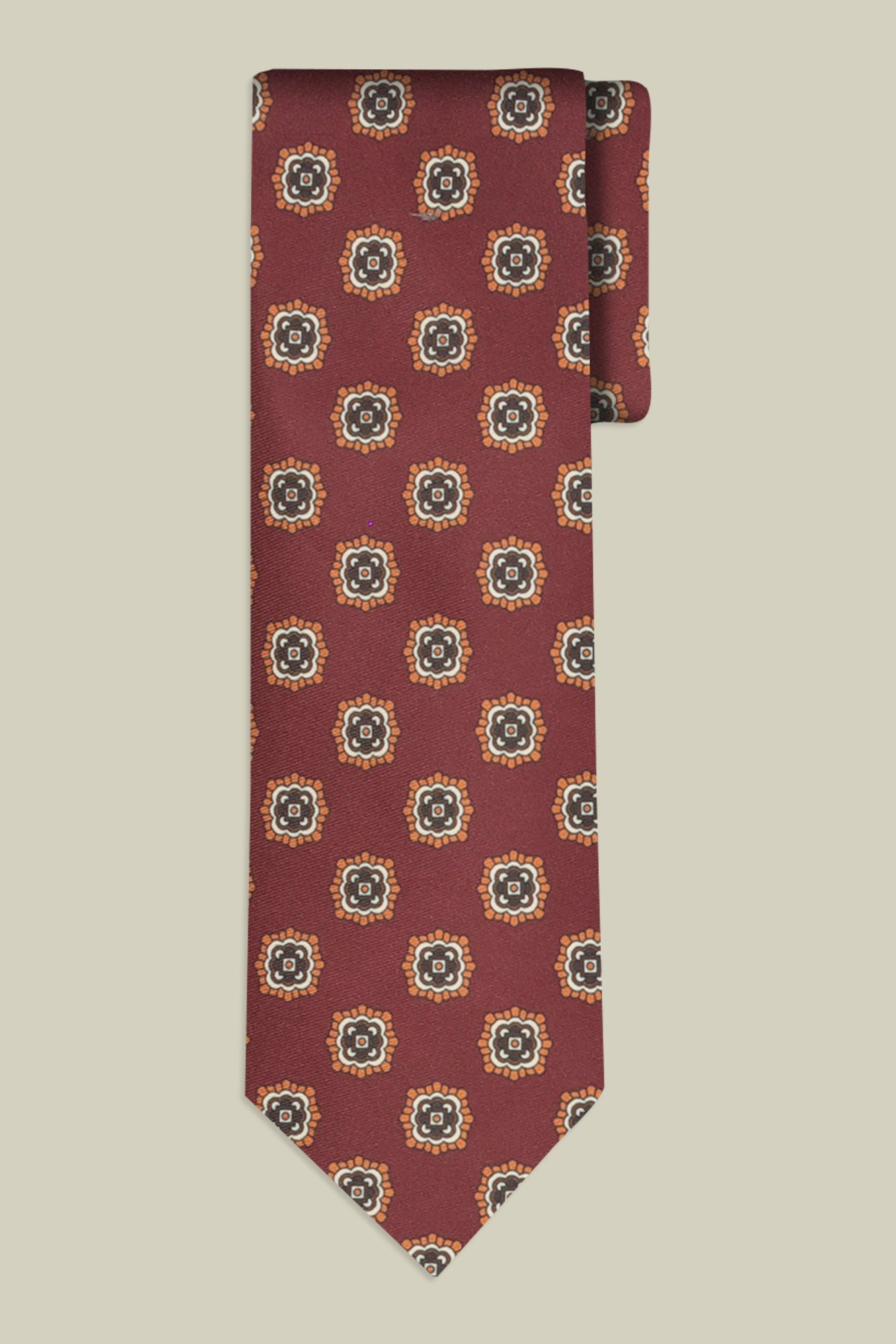 Men's tie with geometric print