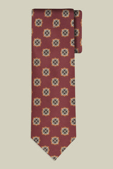 Men's tie with geometric print