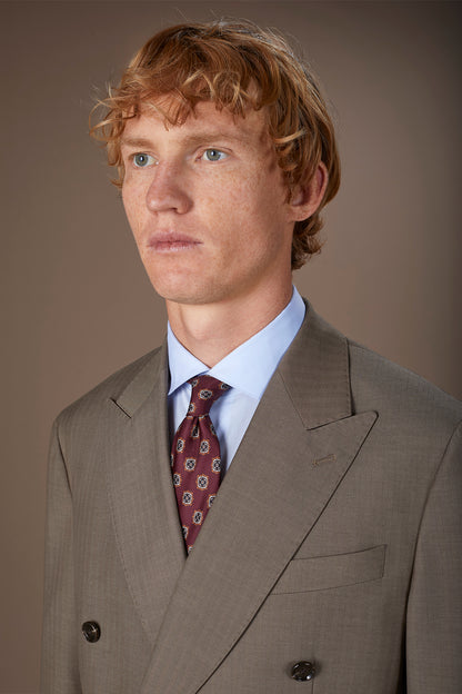 Men's tie with geometric print