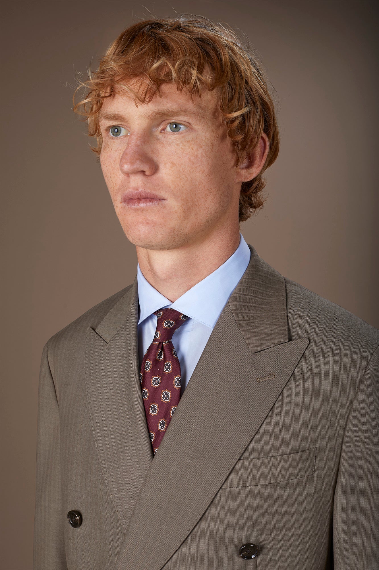 Men's tie with geometric print