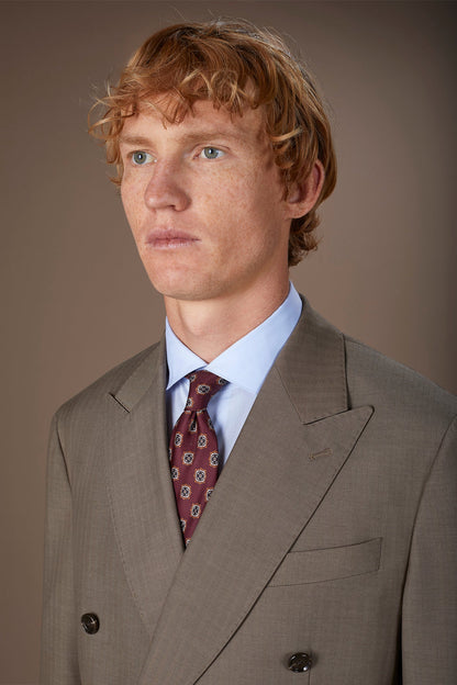 Men's tie with geometric print