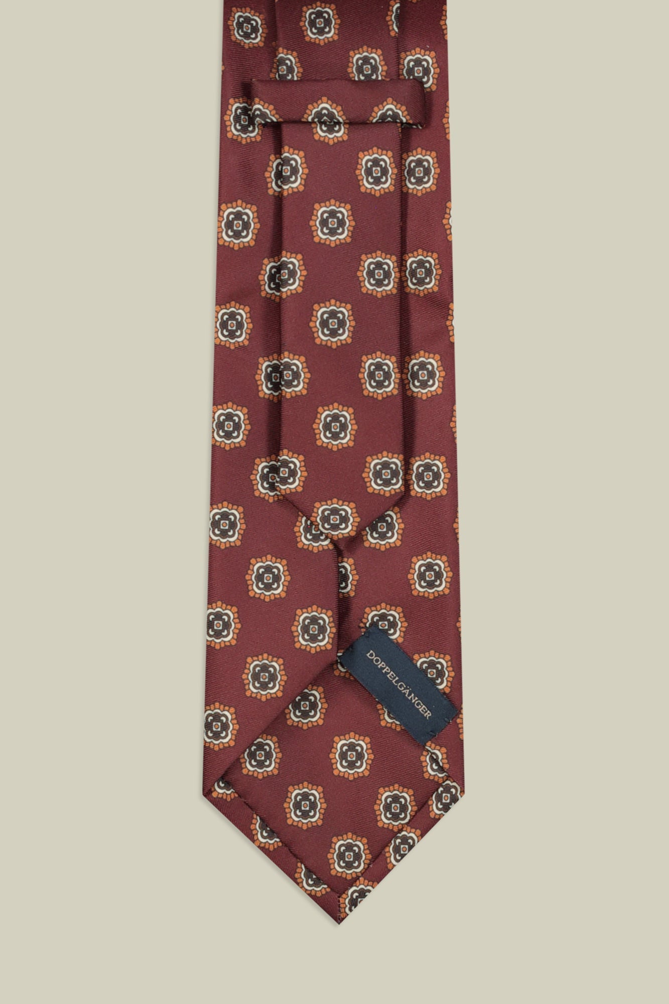 Men's tie with geometric print