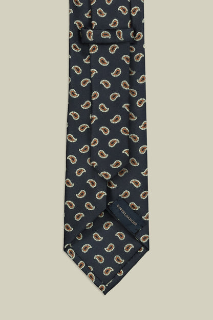 Men's tie with micro pattern