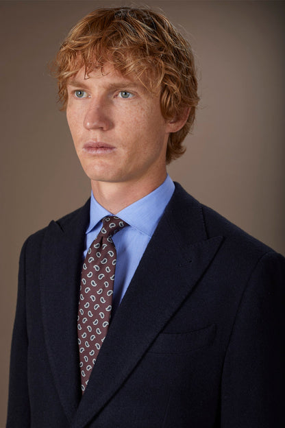 Men's tie with micro pattern