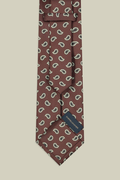 Men's tie with micro pattern