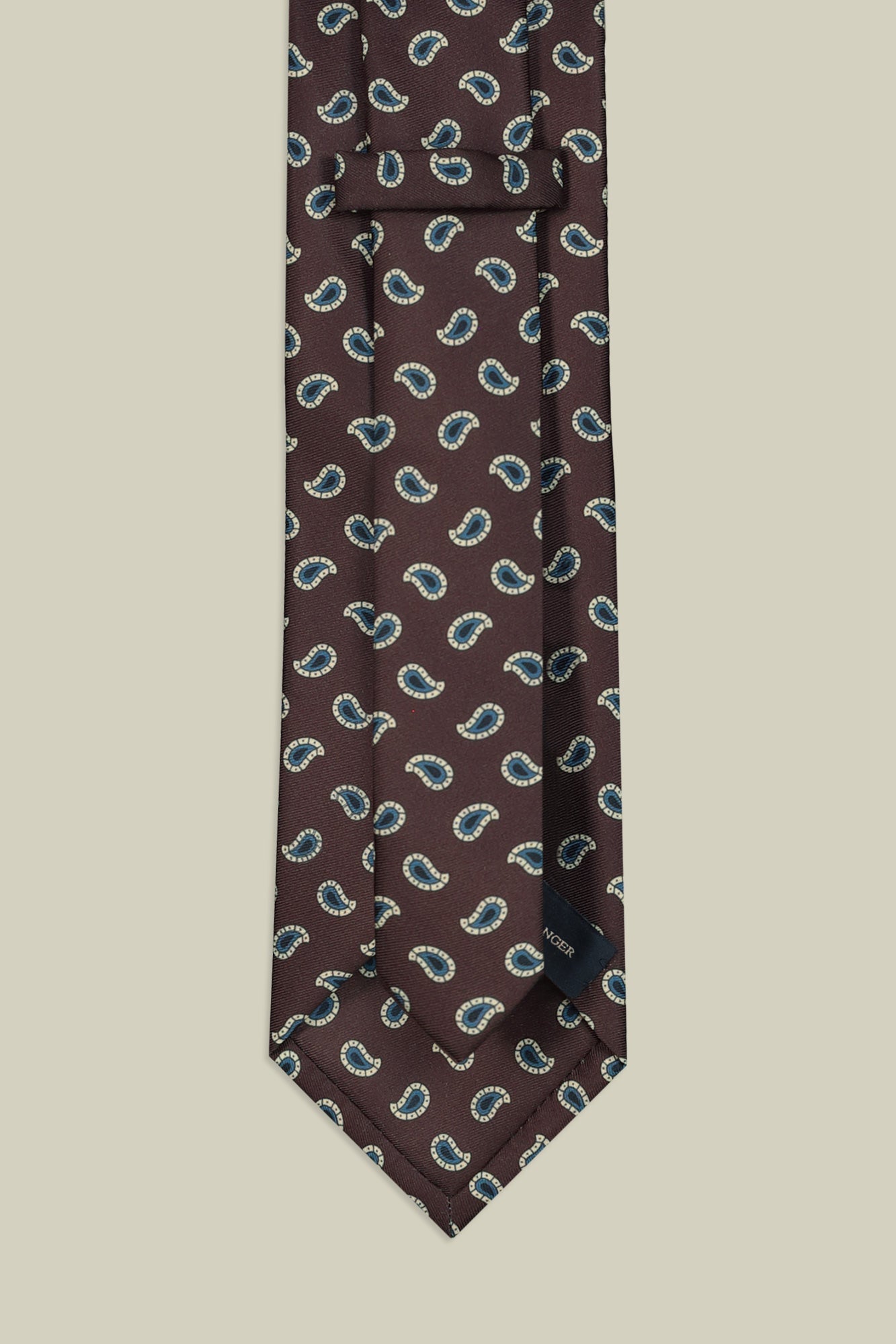 Men's tie with micro pattern