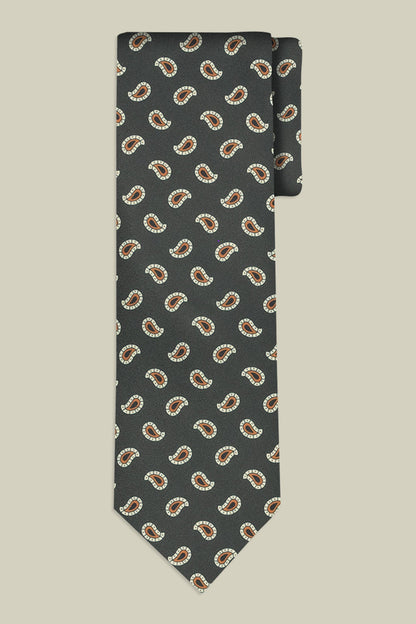 Men's tie with micro pattern