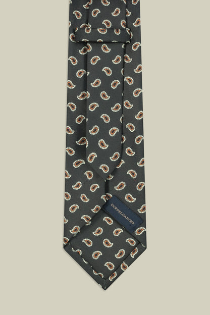 Men's tie with micro pattern