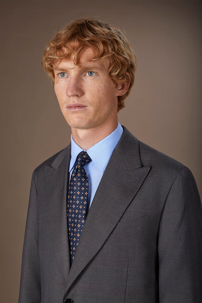 Men's tie with micro pattern