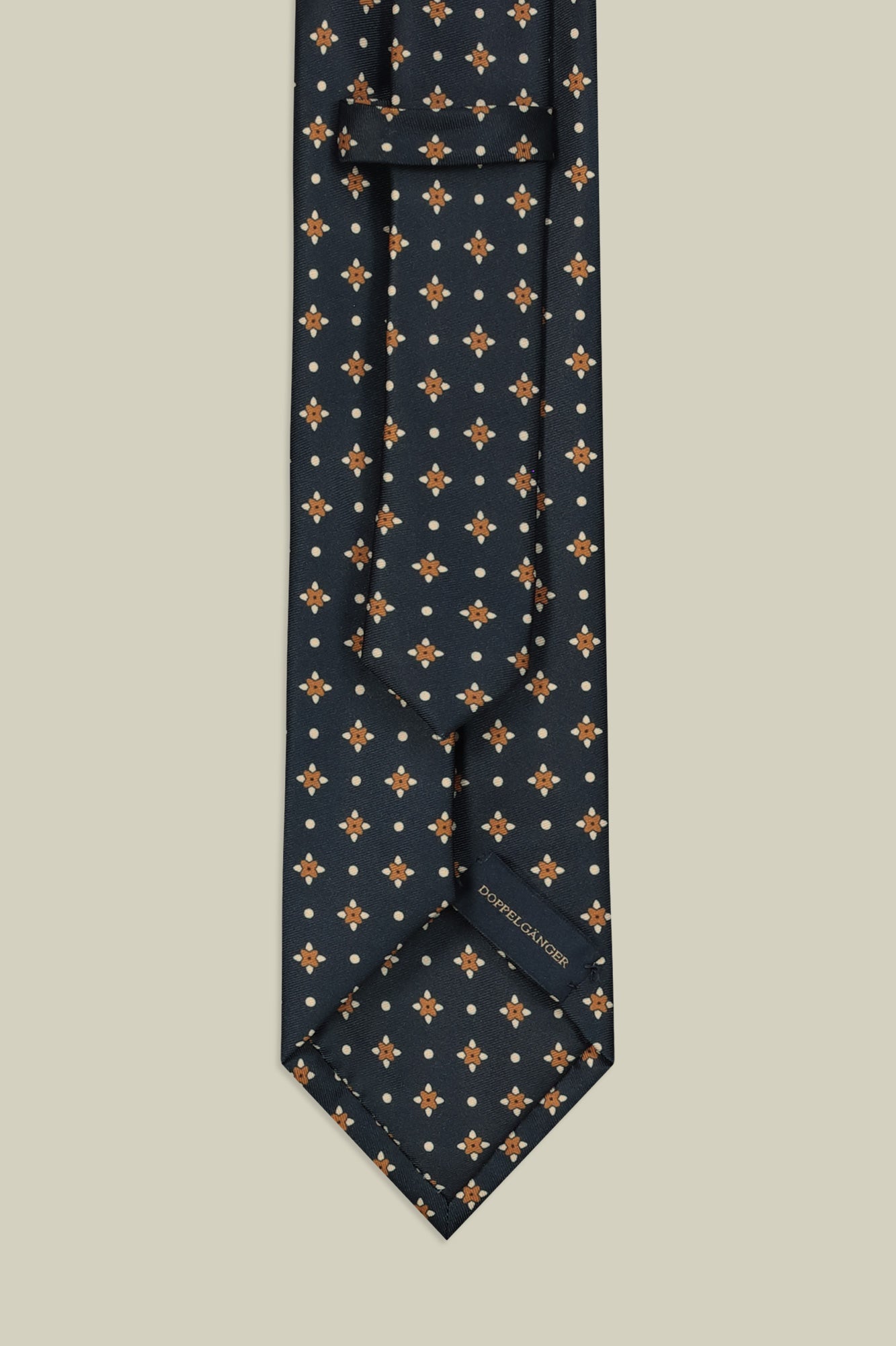 Men's tie with micro pattern