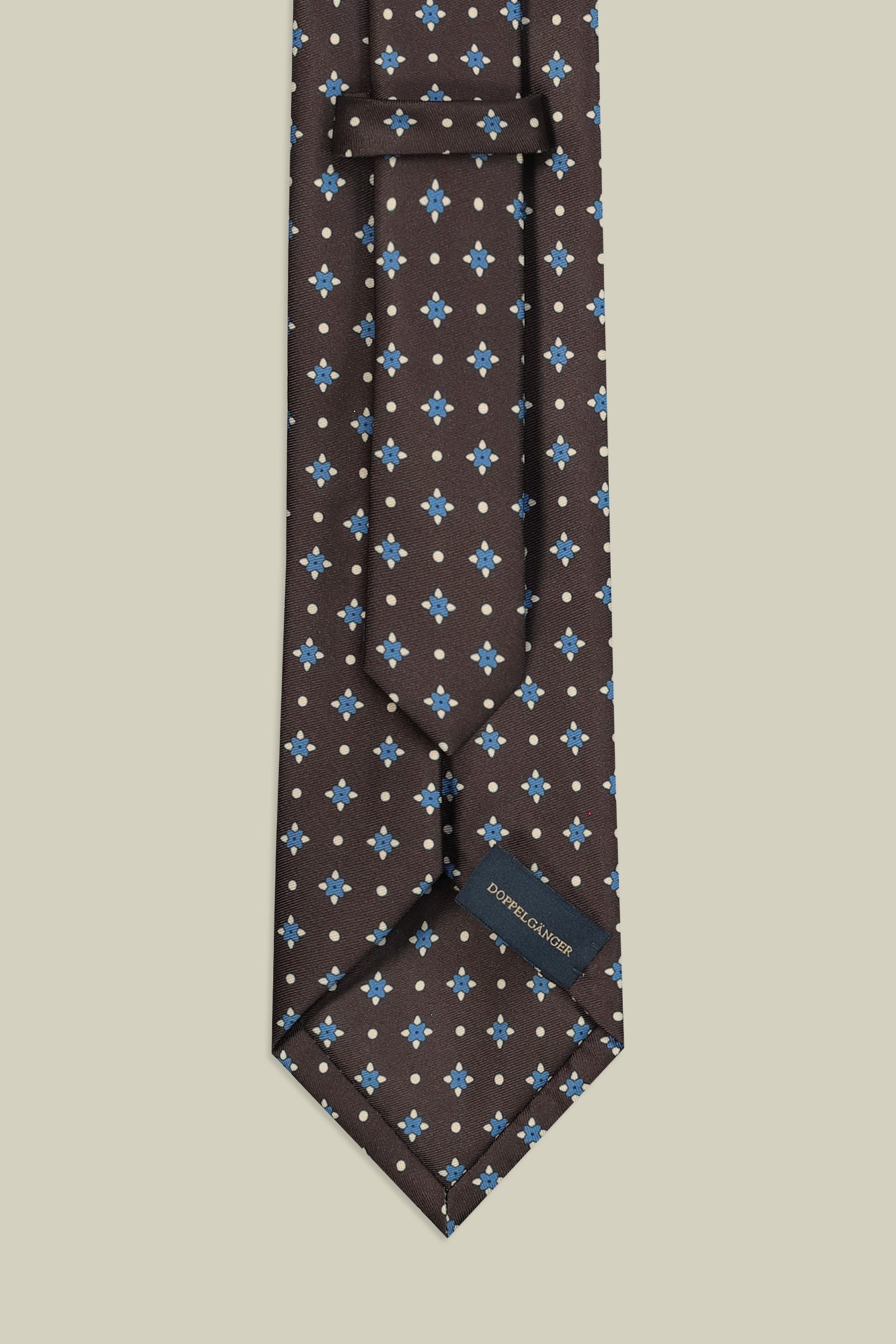 Men's tie with micro pattern