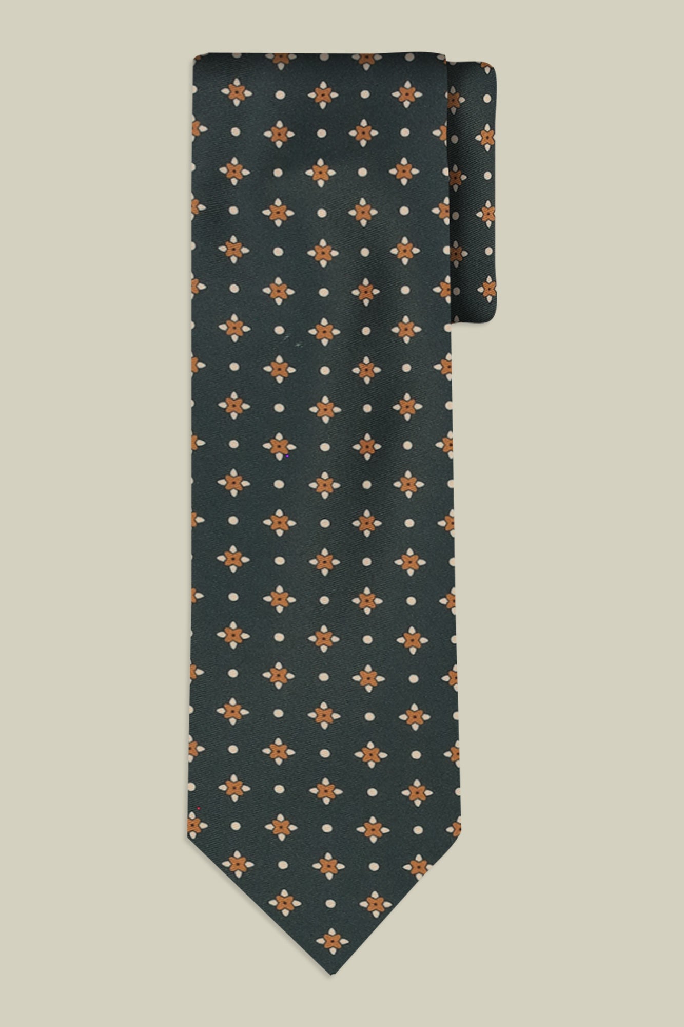 Men's tie with micro pattern